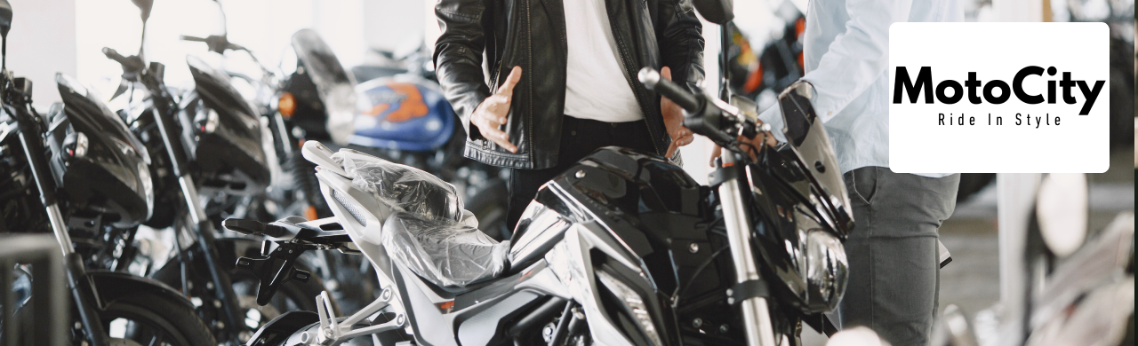 Showroom displaying a variety of motorcycles at MotoCity Motoplex Daytona. 

